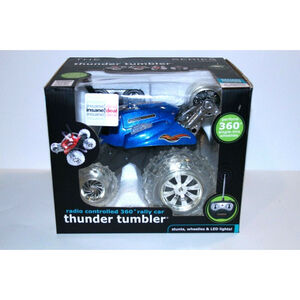 The Black Series Radio Controlled 360* Rally Car Thunder Tumbler Light Blue 2012